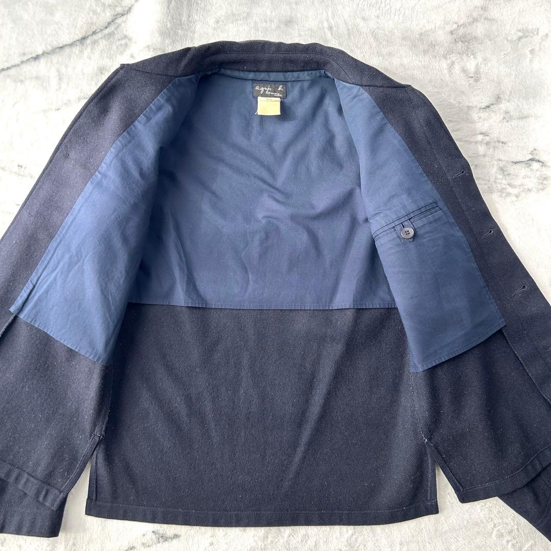 希少色✨ 90s agnes b. archive ウールジャケット フランス製