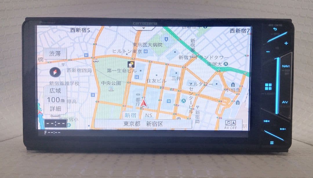 2021年地図　カロッツェリア　パイオニア　サイバーナビ　AVIC-CW700