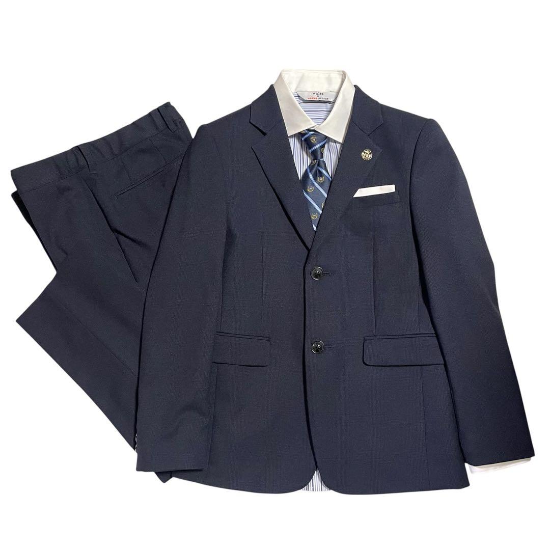 美品♪ ウォルツバイビームスデザイン セットアップ フォーマル ネイビー 150