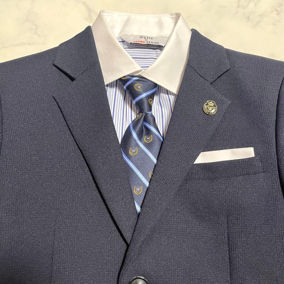 美品♪ ウォルツバイビームスデザイン セットアップ フォーマル ネイビー 150