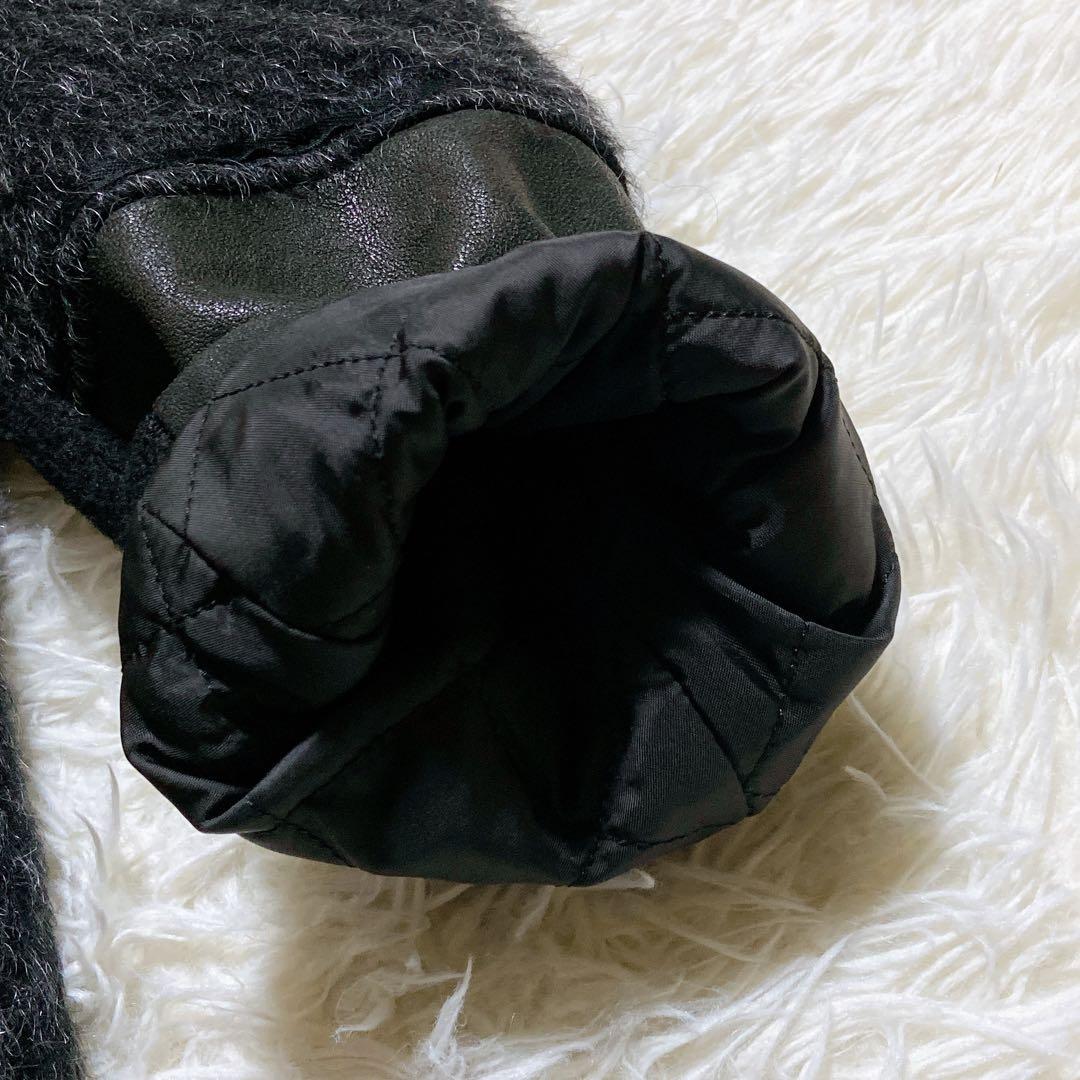 kodeni ⭐️トムレベル ナポレオンコート　シャギー　切替　レザー