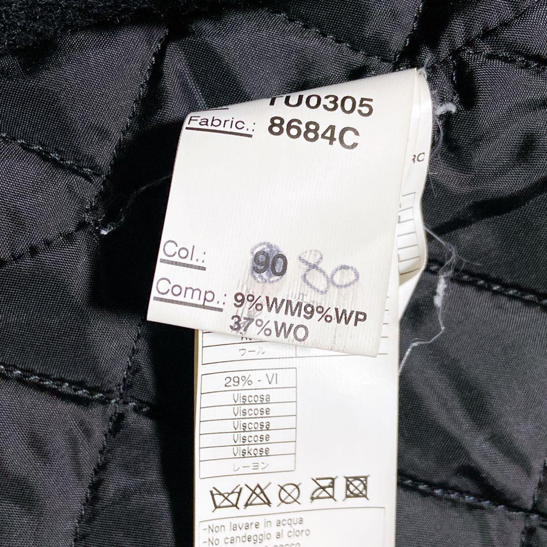 kodeni ⭐️トムレベル ナポレオンコート　シャギー　切替　レザー