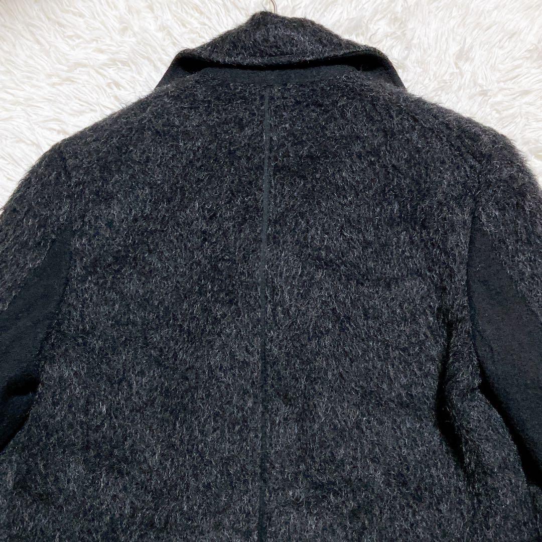 kodeni ⭐️トムレベル ナポレオンコート　シャギー　切替　レザー