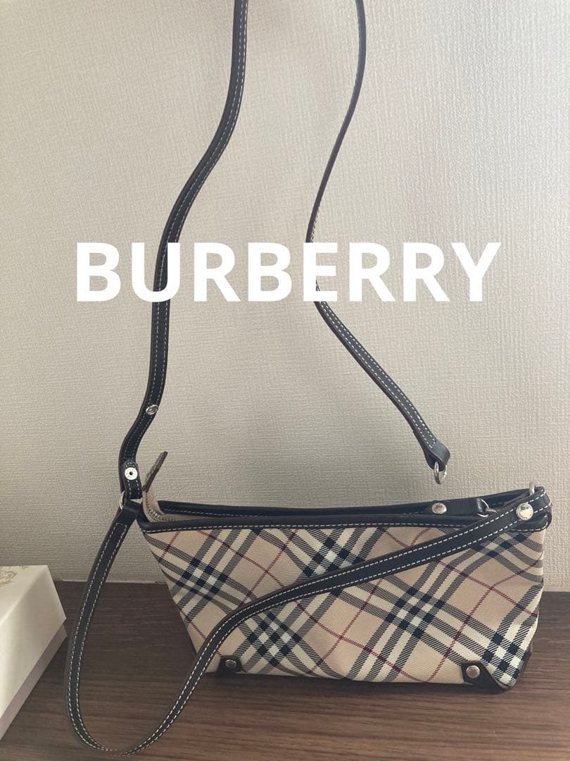 【新品】バーバリーブルーレーベル ノバチェック 2way ショルダーバック