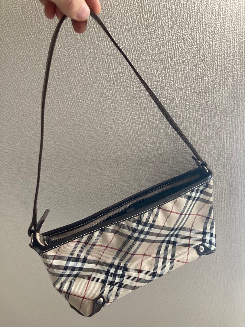 【新品】バーバリーブルーレーベル ノバチェック 2way ショルダーバック