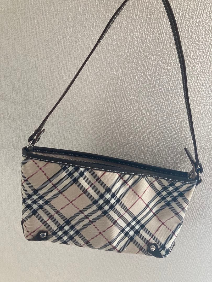 【新品】バーバリーブルーレーベル ノバチェック 2way ショルダーバック