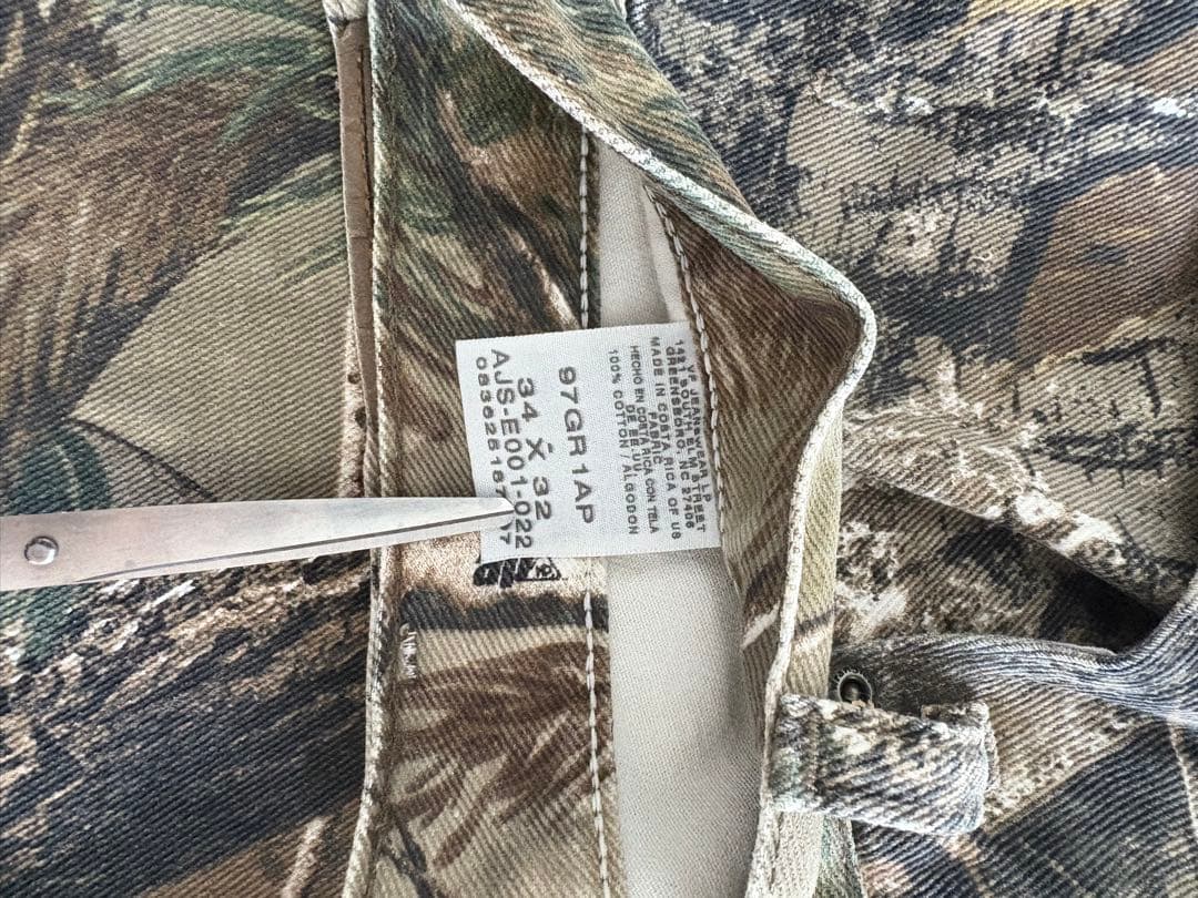 Wrangler ラングラー　34×32 リアルツリー　ダブルニー