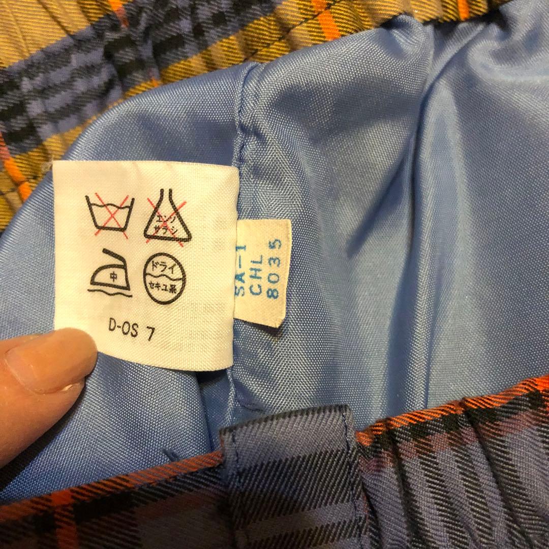 希少 クロエゴルフ Chloe GOLF チェックパンツ 綿100% 9号 美品