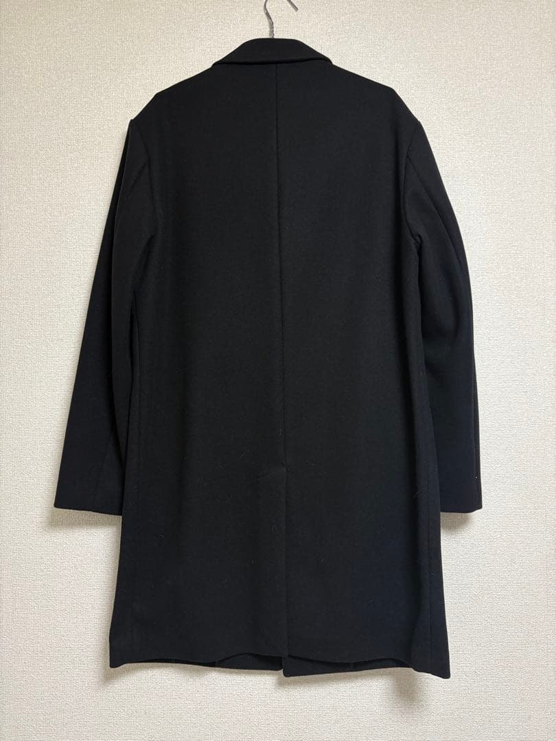 美品 ZARA ロングコート L ブラック