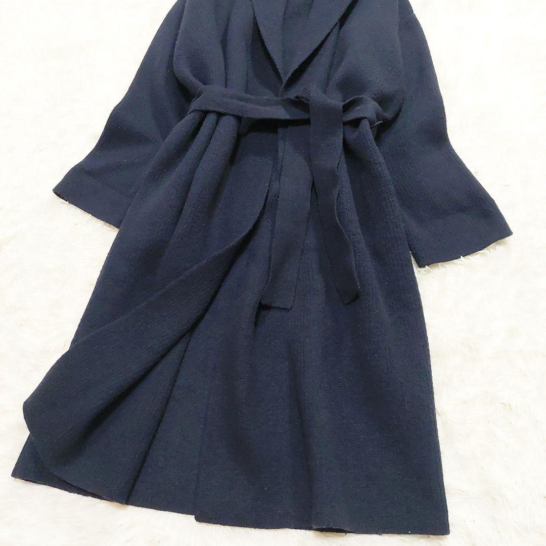 iCB ウール ニット カーディガン ガウンコート ベルト