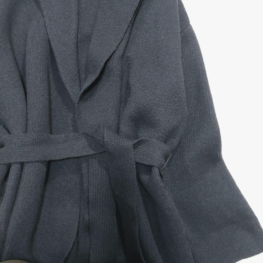 iCB ウール ニット カーディガン ガウンコート ベルト