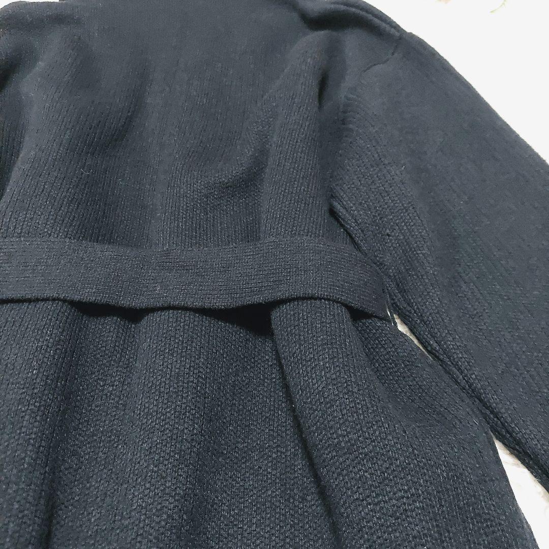 iCB ウール ニット カーディガン ガウンコート ベルト