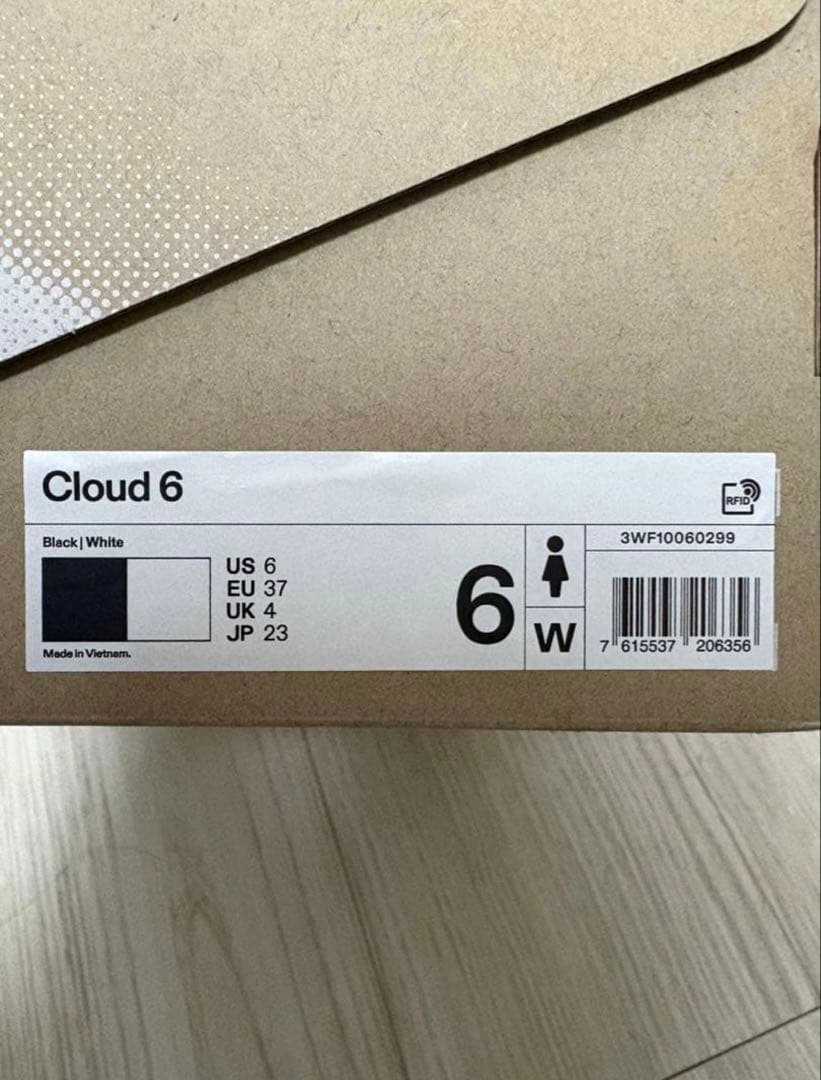 on Cloud6 レディーススニーカー 23cm