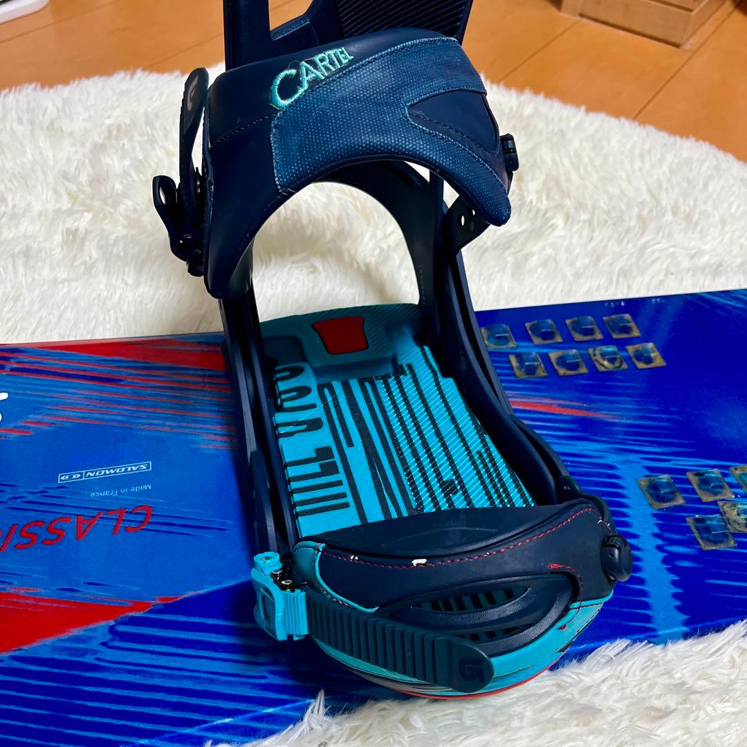 【良品】SALOMON 163 ＋ BURTON CARTEL セット　スノボ