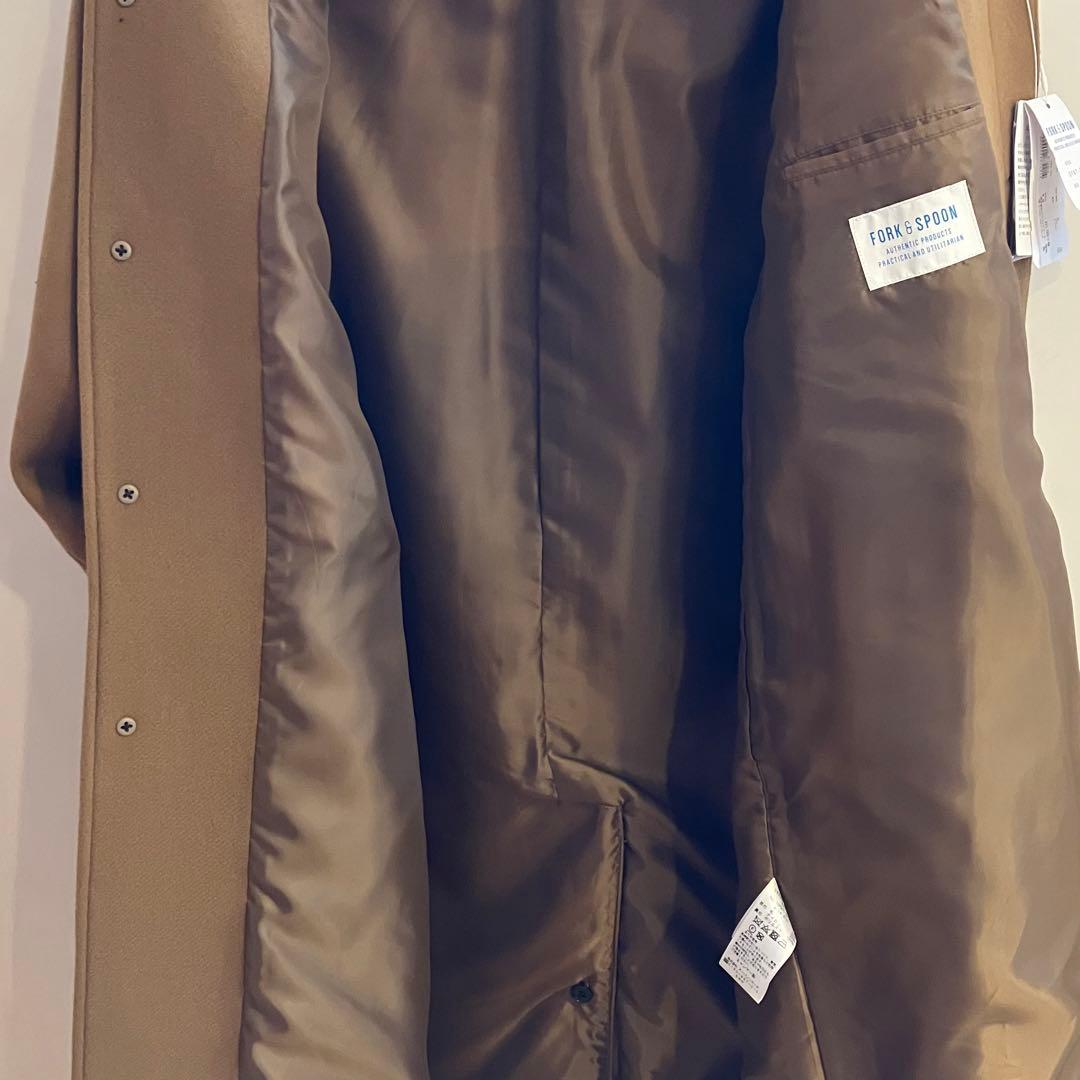 【新品タグ付き】FORK＆SPOON バルマカンコート CAMEL