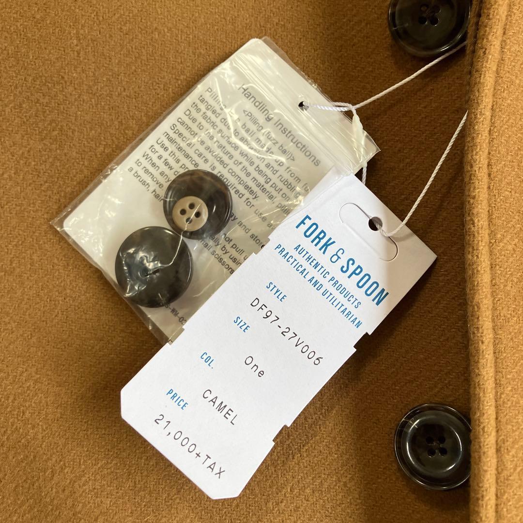 【新品タグ付き】FORK＆SPOON バルマカンコート CAMEL