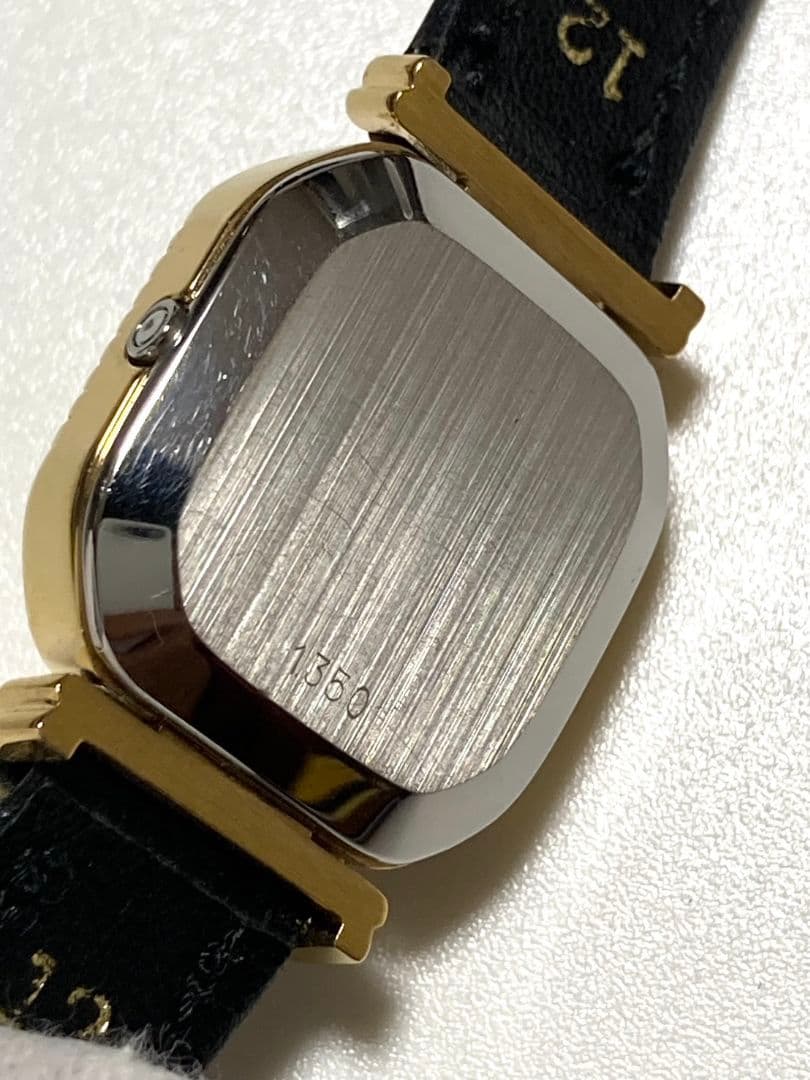 美品！　OMEGA オメガ　デビル　純正革ベルト　プッシュ式　レディース腕時計