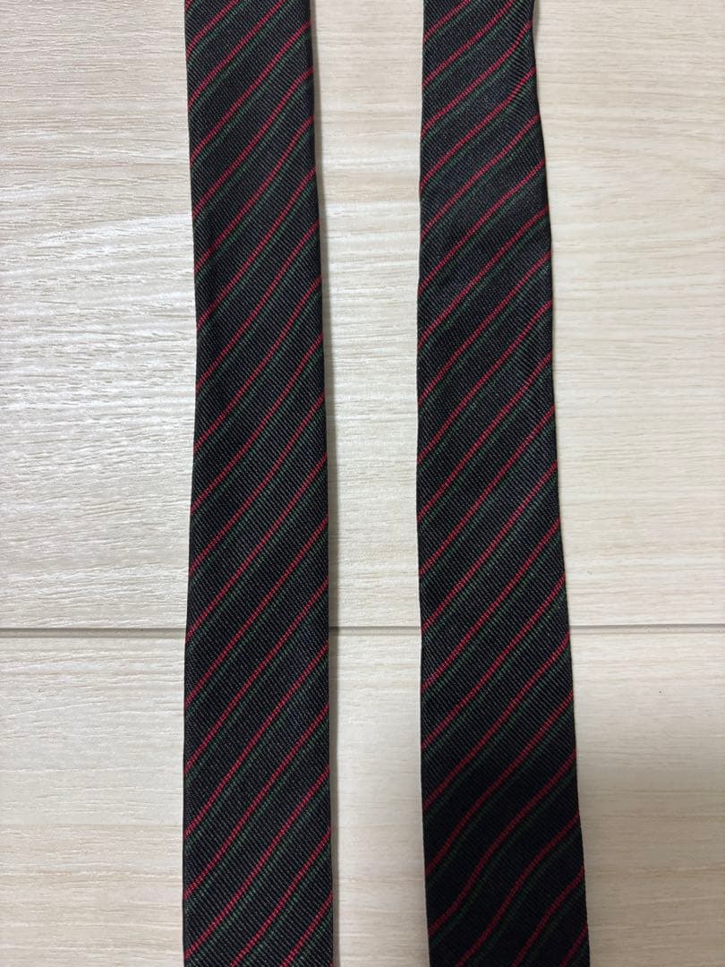 Dior Homme 極細ナロータイ ネクタイ ディオール・オムエディ期 斜線柄