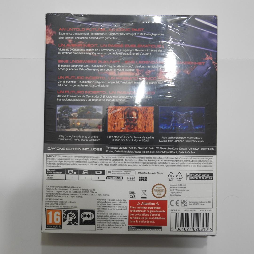 欧州版【Switchソフト】TERMINATOR 2D NO FATE DAY