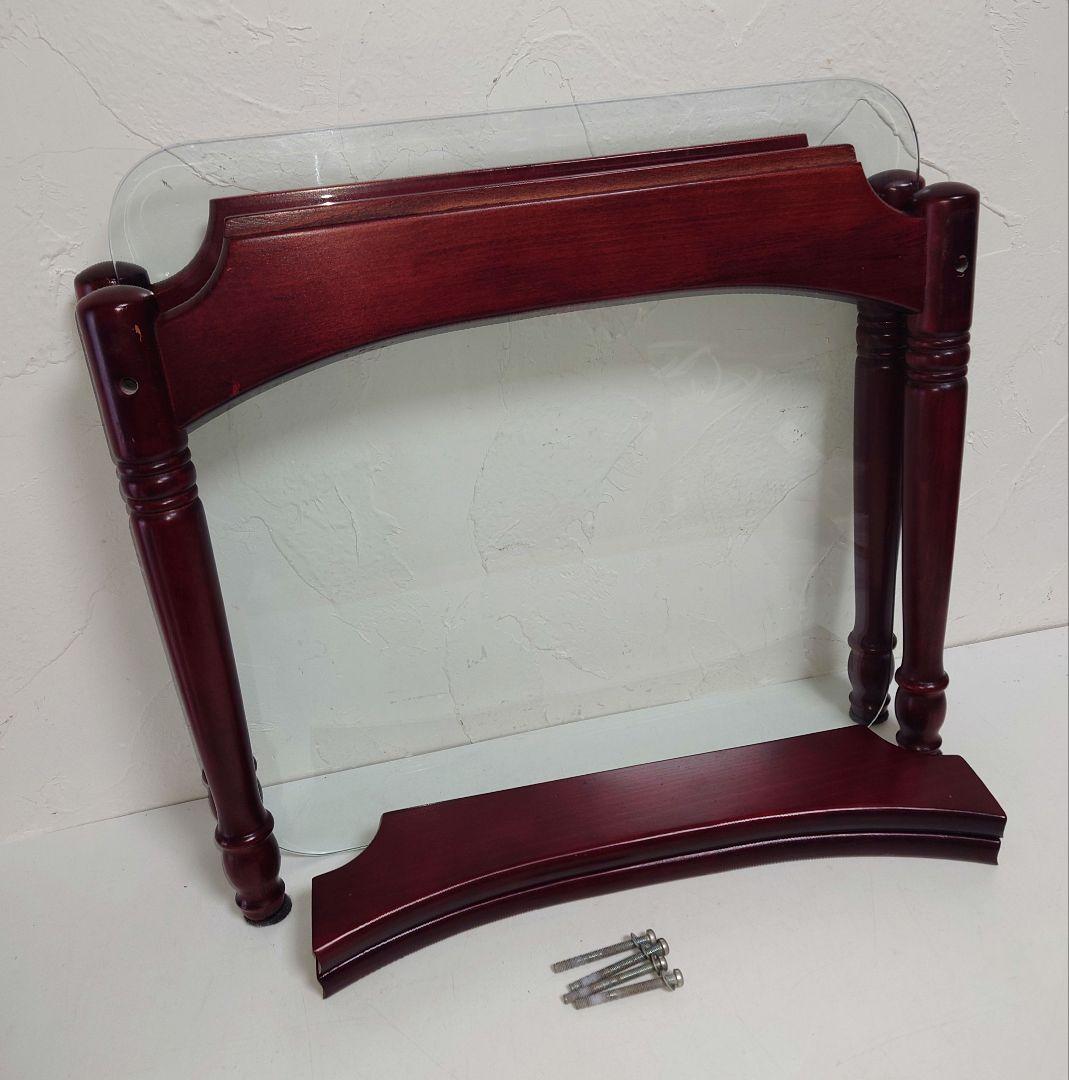 ガラステーブル 木製脚 コーヒー珈琲テーブル サイドテーブル 机 ちゃぶ台 座卓