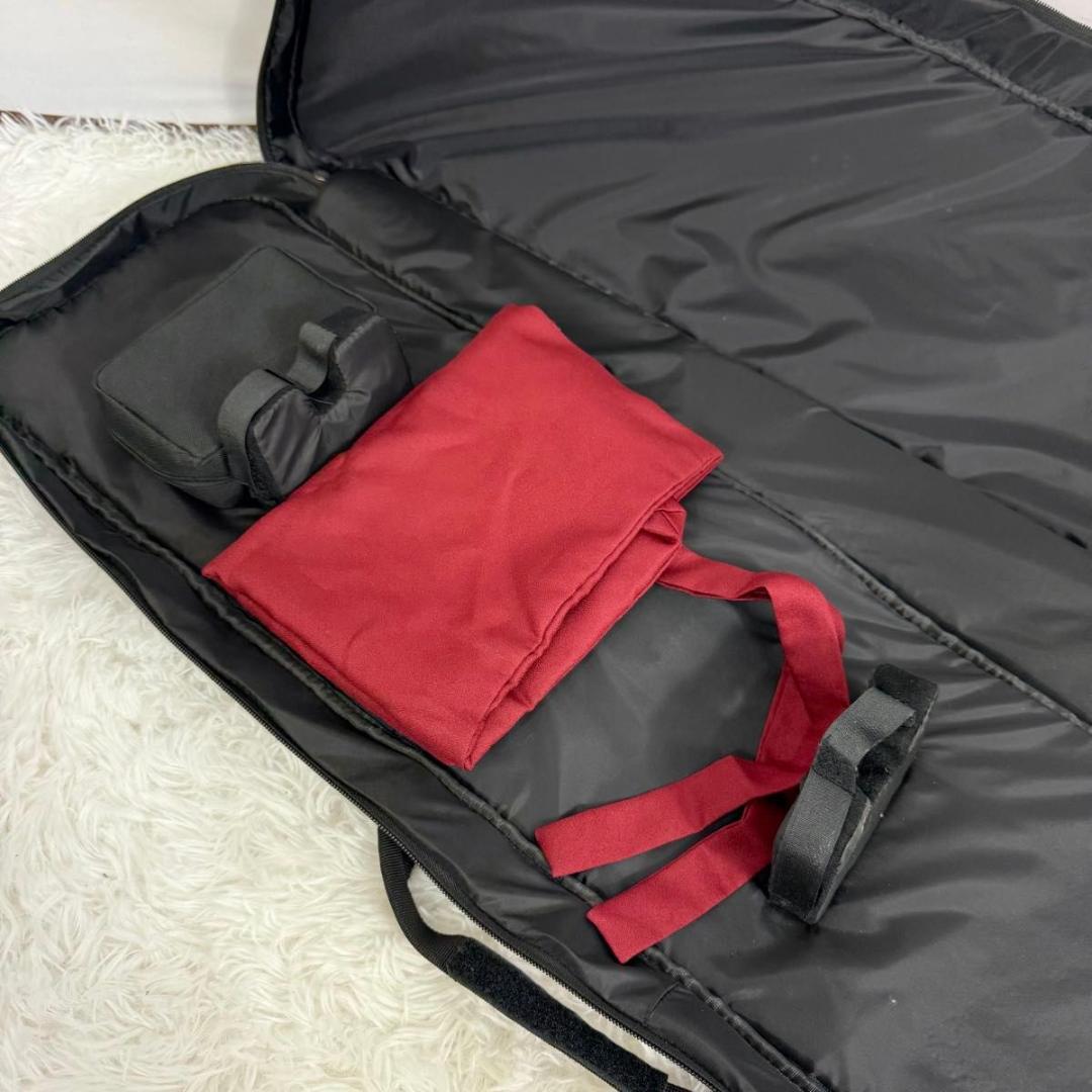 【美品】沖縄三味線 蛇皮（合皮） ソフトケース付き　87-7