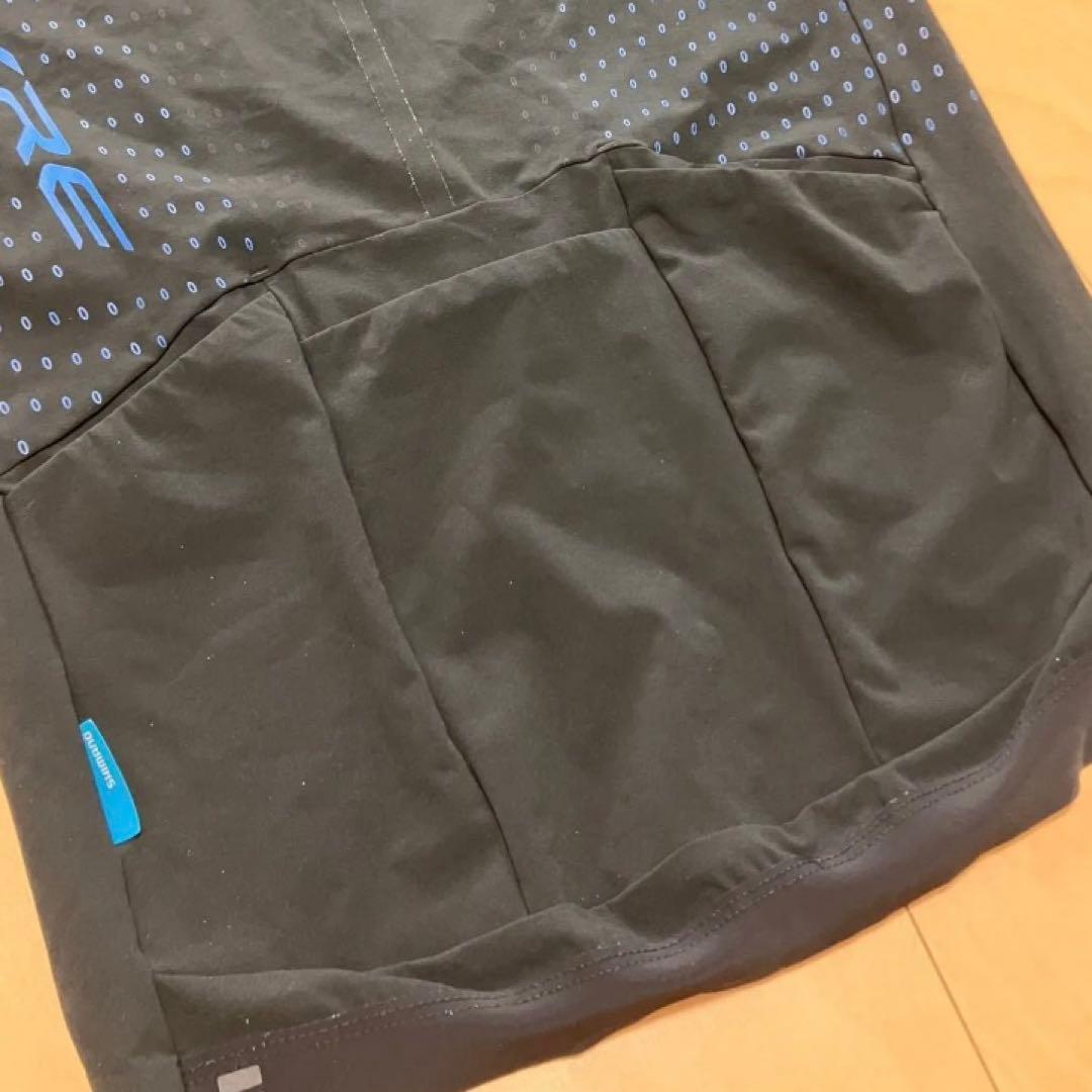 シマノ SHIMANO S-PHYRE サイクルジャージ 半袖 ブラック