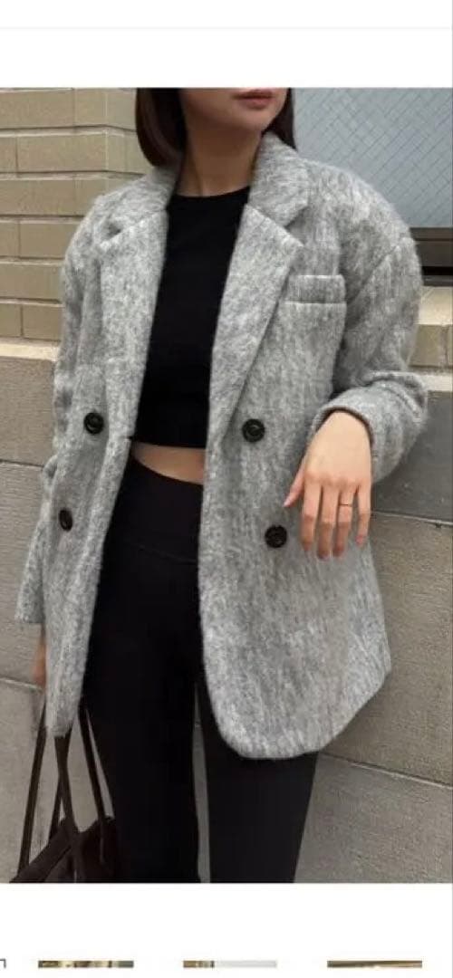 期間限定お値下げ⭐︎gypsophila シャーギーコート新品未使用タグ付き