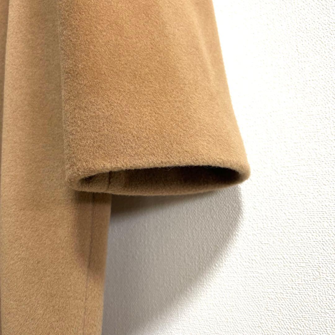 ⭐︎美品 マックスマーラ サイズ40 ベルテッドコート ロング丈 ヴァージンウール