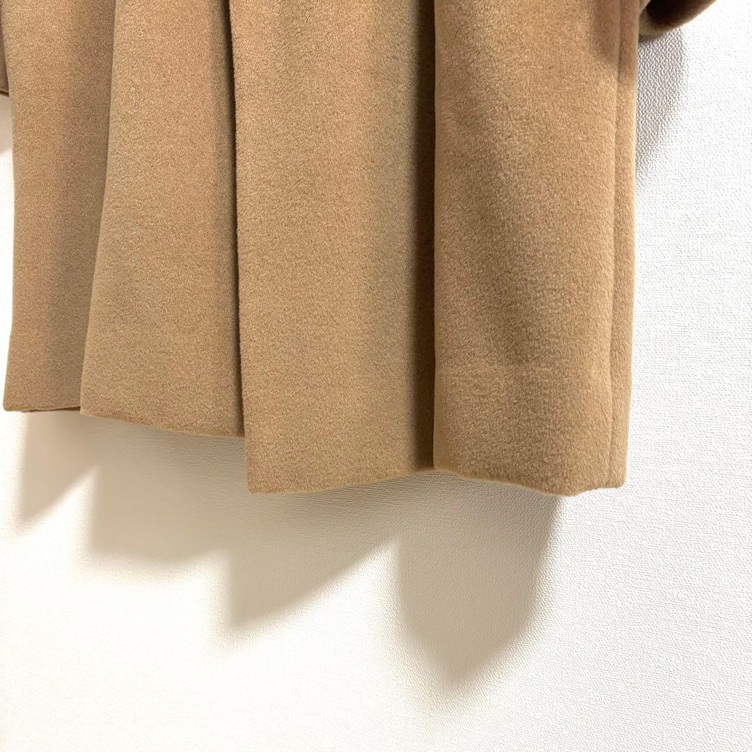 ⭐︎美品 マックスマーラ サイズ40 ベルテッドコート ロング丈 ヴァージンウール