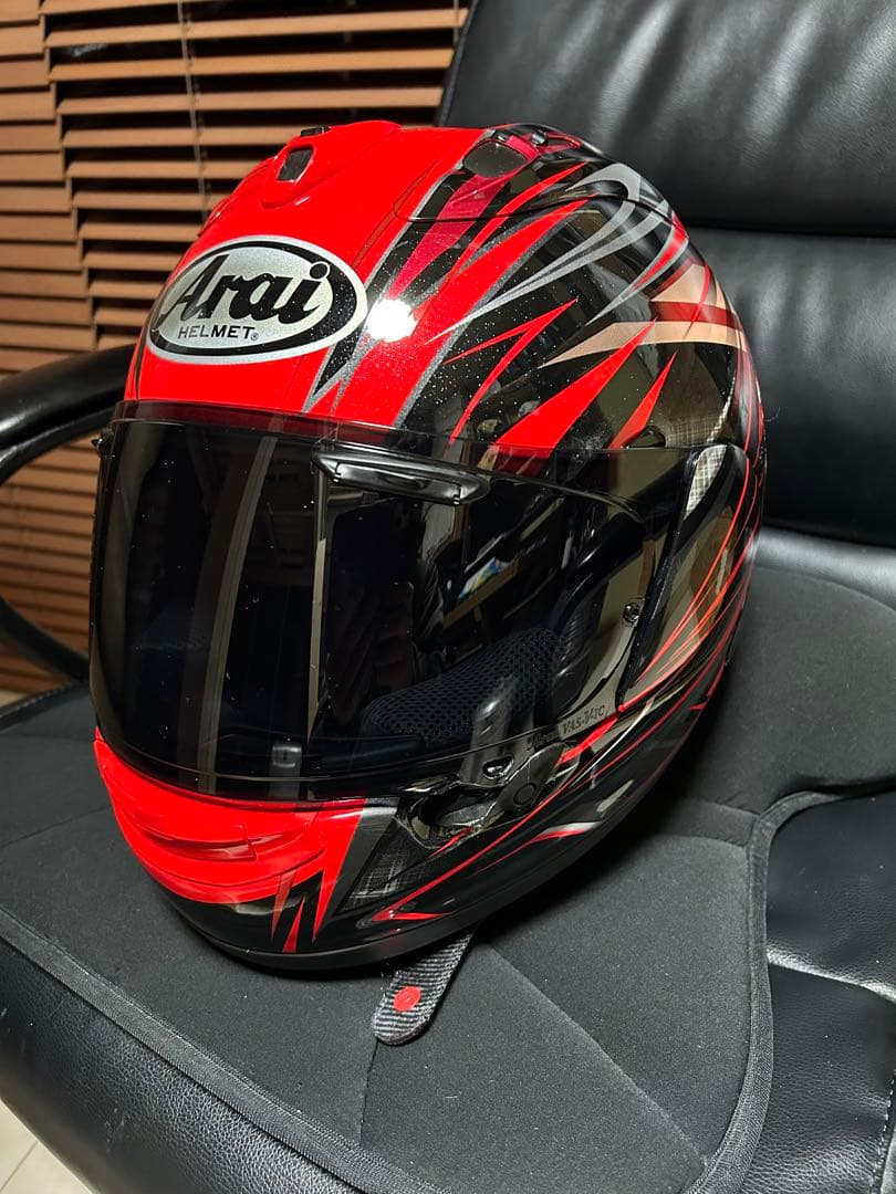 Arai フルフェイスヘルメット 赤黒 RX7