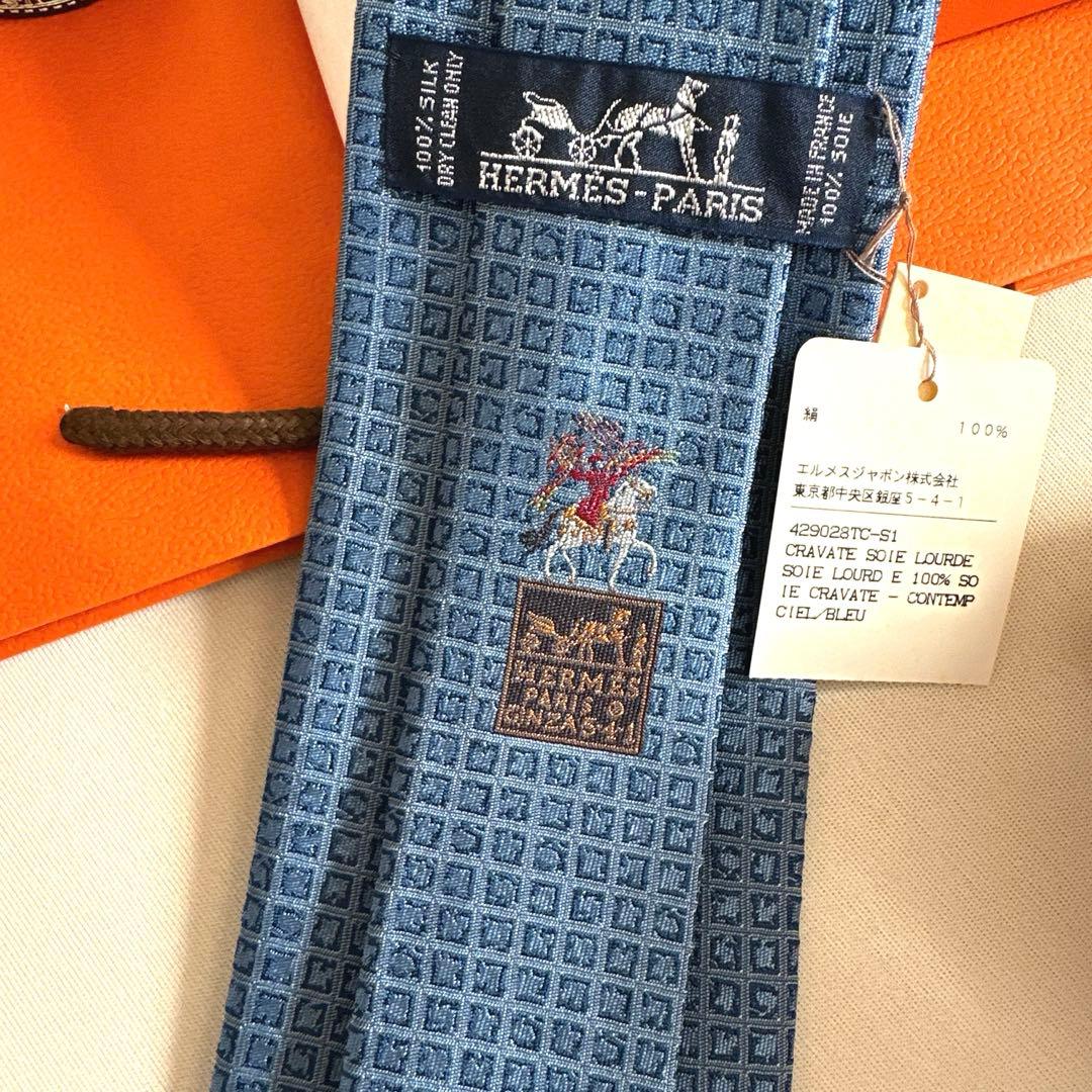 専用出品です。　　　エルメス ネクタイ《コンテンポラリー》新品 未使用