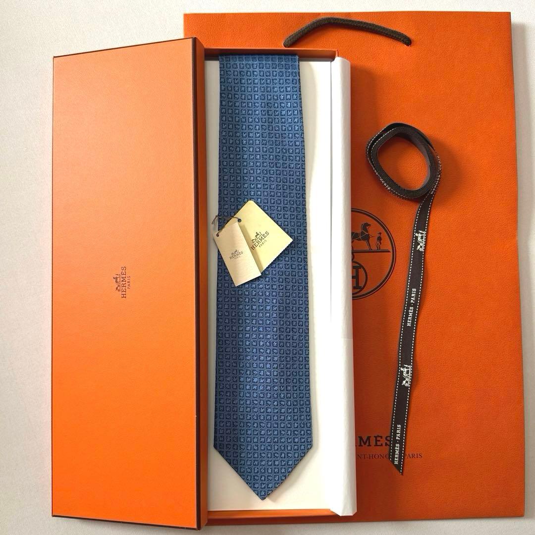 専用出品です。　　　エルメス ネクタイ《コンテンポラリー》新品 未使用