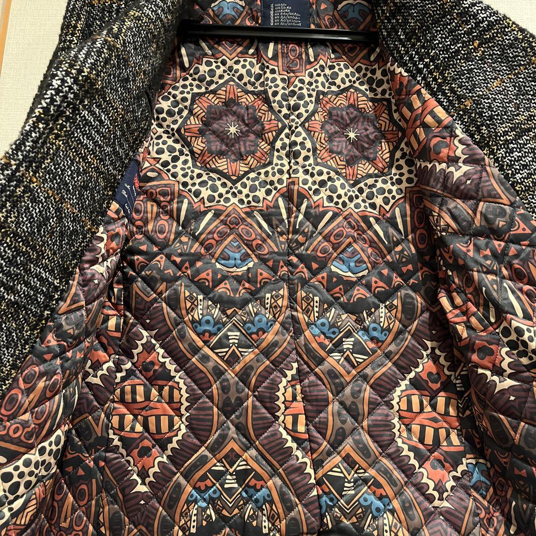 BOB チェスターコート チェック柄