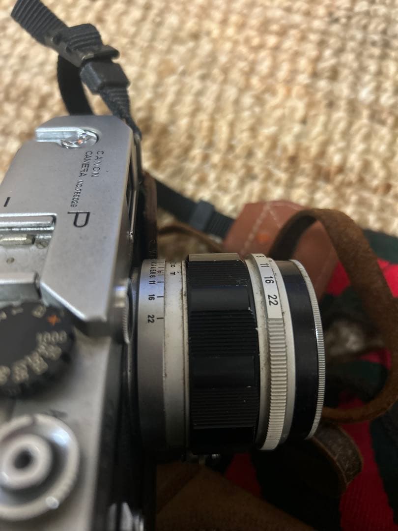 Canon P レンジファインダーカメラ 50mmレンズ付き
