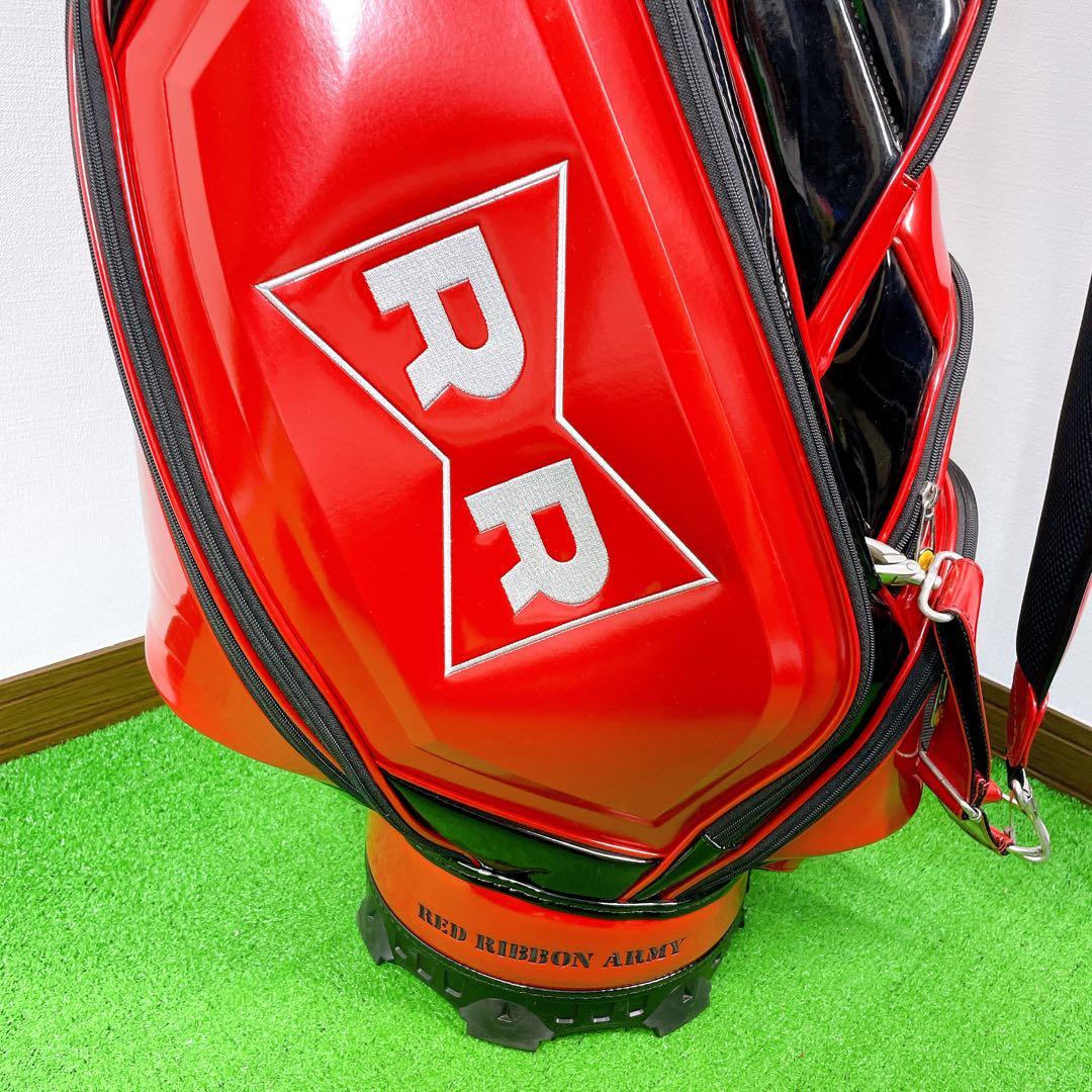 ドラゴンボール　レッドリボン軍　キャディーバック　赤　3点式　9.5型　46in