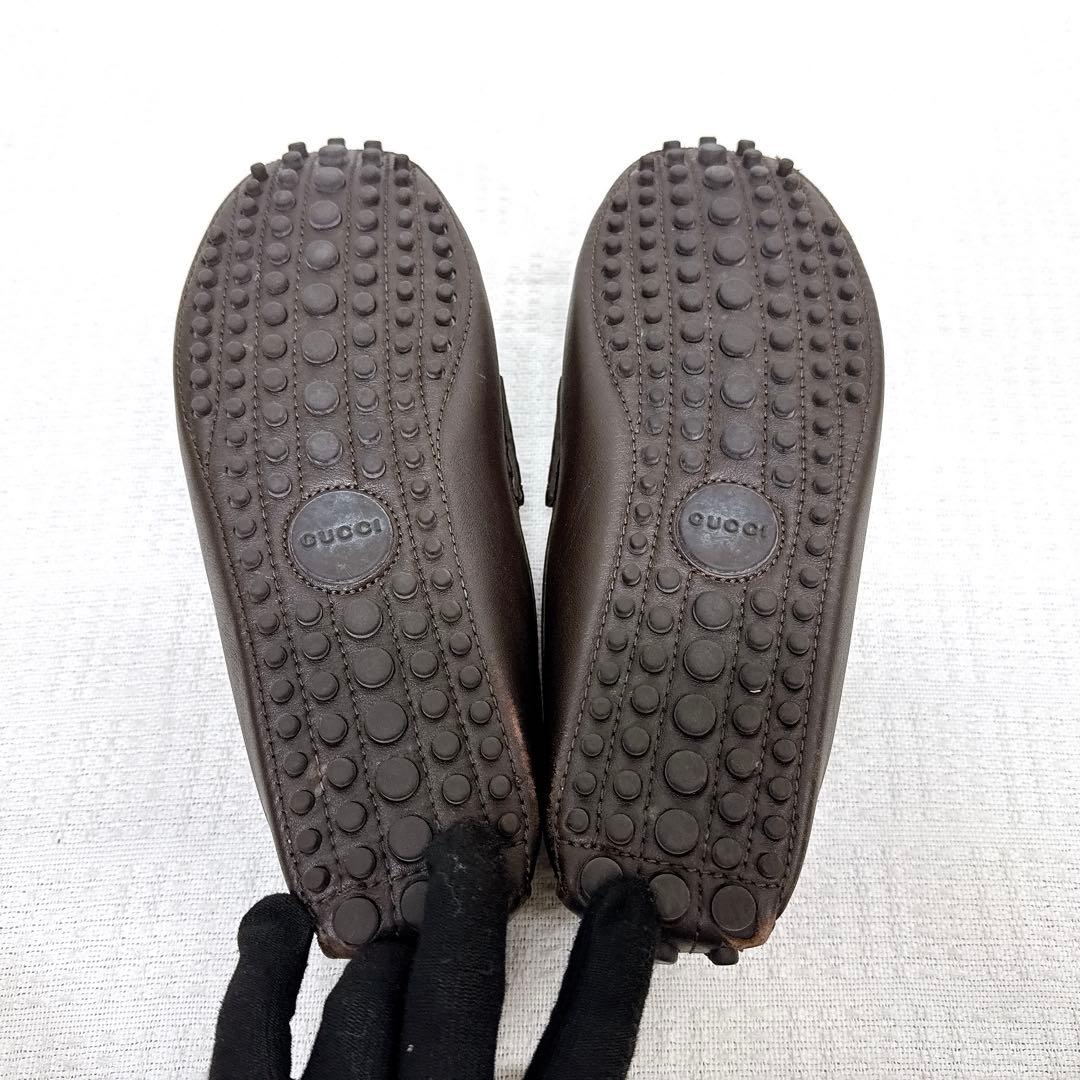 GUCCI グッチ ローファー メンズ ブラウン