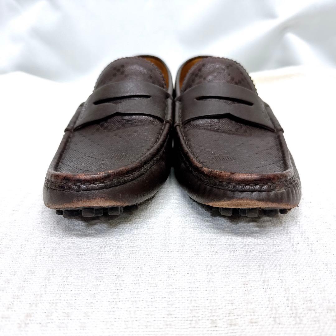 GUCCI グッチ ローファー メンズ ブラウン