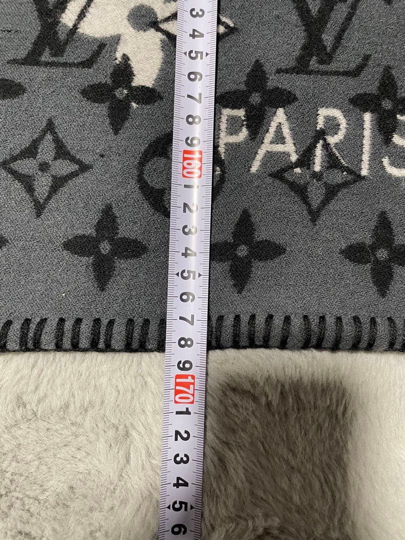 LOUIS VUITTON モノグラム マフラー シルク　M76377