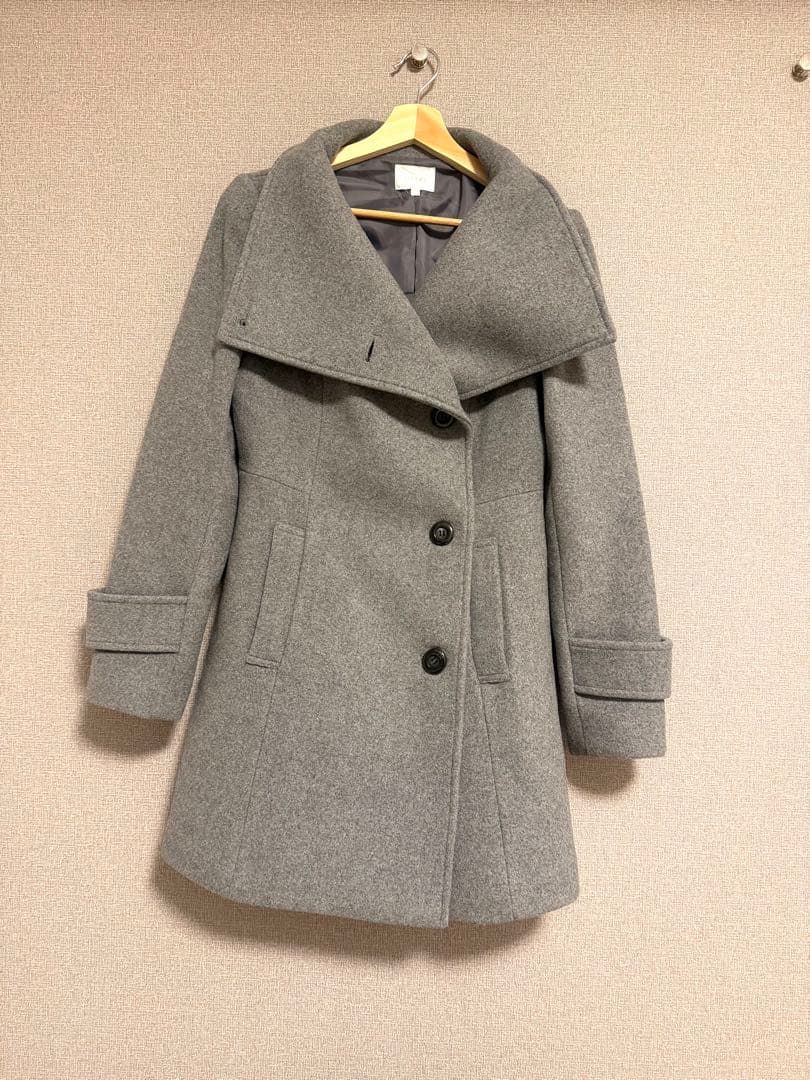 rienda 25オーバーネックシンデレララインミニコート