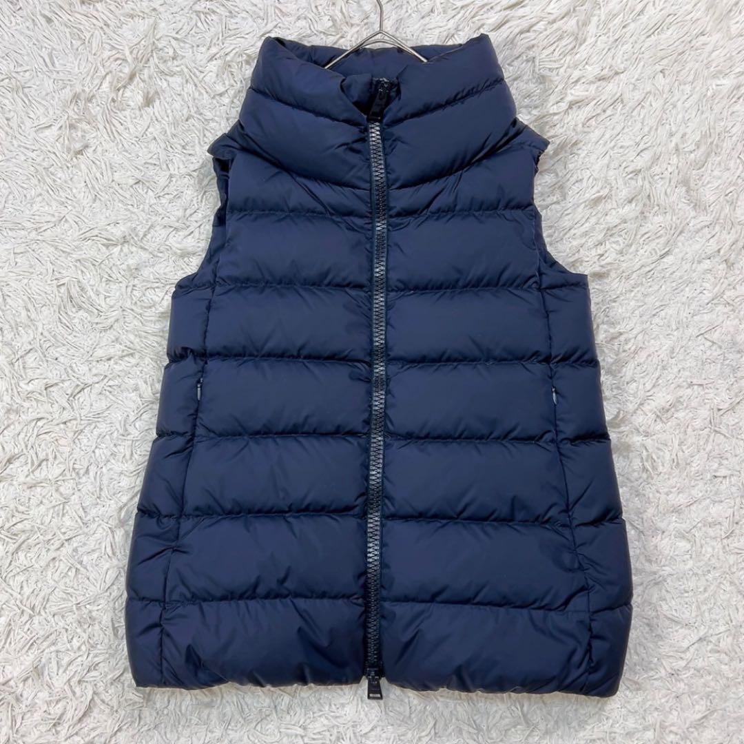 HERNO ヘルノ ポーラテック ダウンベスト 38 M相当 ネイビー 紺