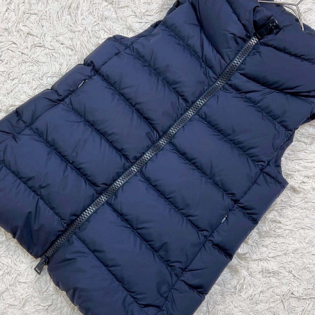 HERNO ヘルノ ポーラテック ダウンベスト 38 M相当 ネイビー 紺