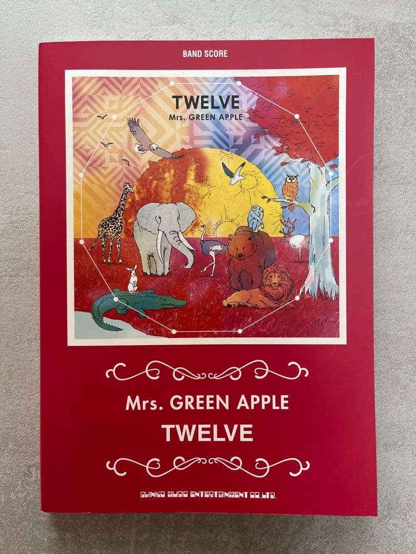 【初版】【廃盤】Mrs. GREEN APPLE TWELVE バンドスコア