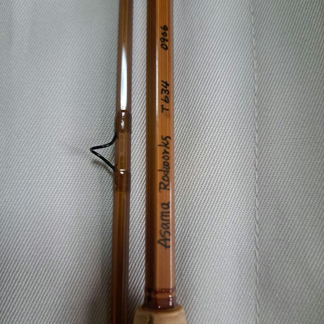 バンブーロッド　6,3#4　地元ビルダー製作 Asamaロッド　美品