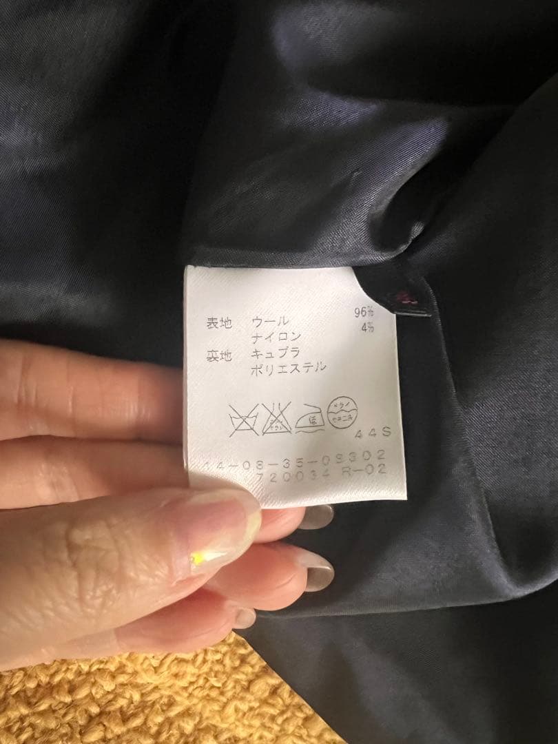 TOMORROWLAND コート　アウター　ノーカラージャケット　コート　38