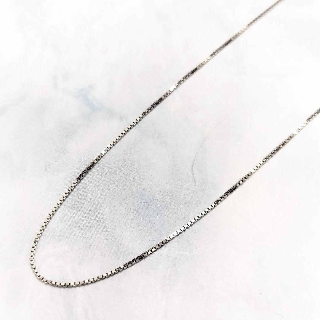 最終価格!45cm Pt850ベネチアチェーンネックレス スライドアジャスター付