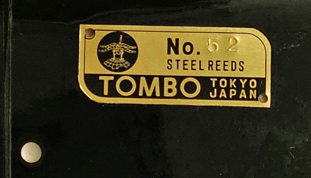 TOMBO アコーディオン　No52 ケース付き　トンボ　34鍵盤