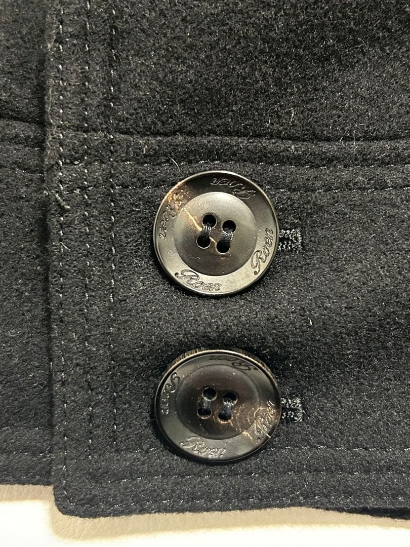 希少 Roen ロエン コレクションライン ライダースPコート レオパード裏地