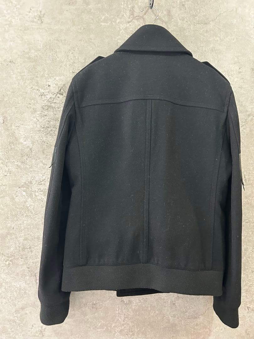 希少 Roen ロエン コレクションライン ライダースPコート レオパード裏地