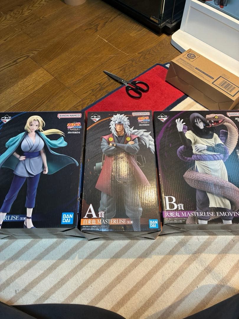 一番くじ　NARUTO 伝説の三忍　ABC賞セット