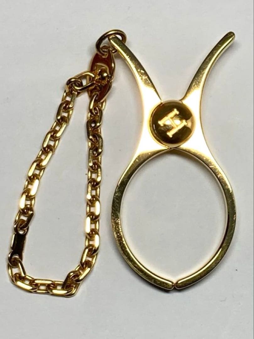 美品　HERMES エルメス　フィルー　ゴールド金具　グローブホルダー　チャーム